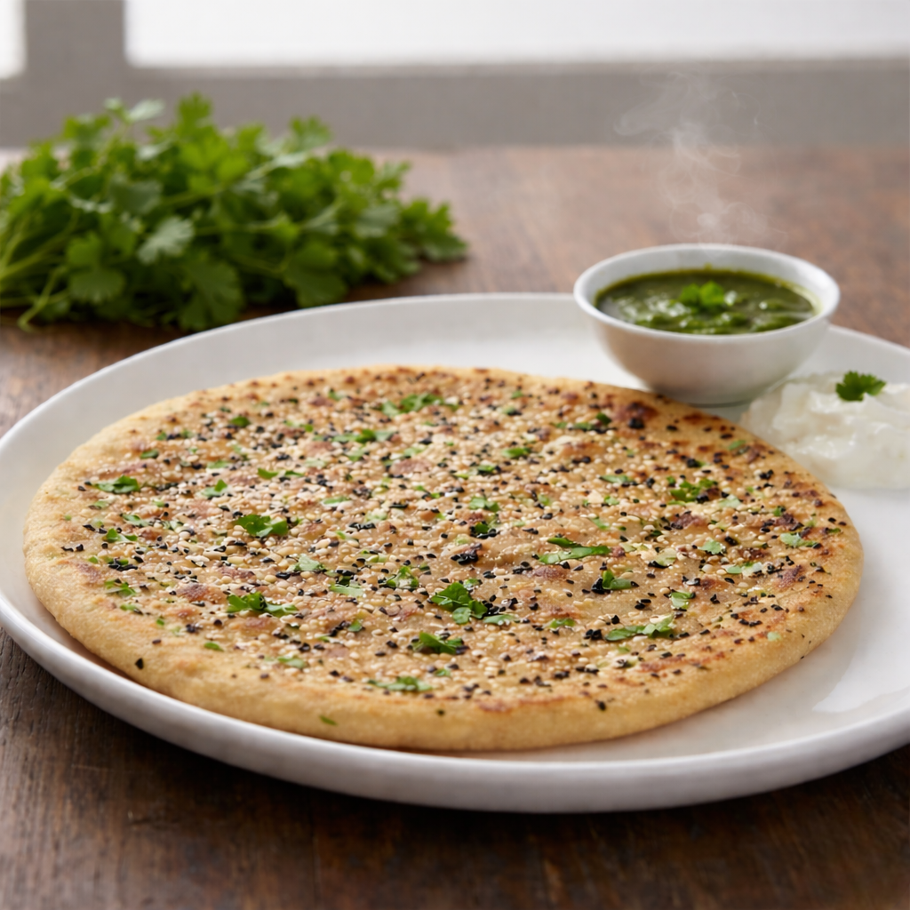 Til Kothmir Paratha
